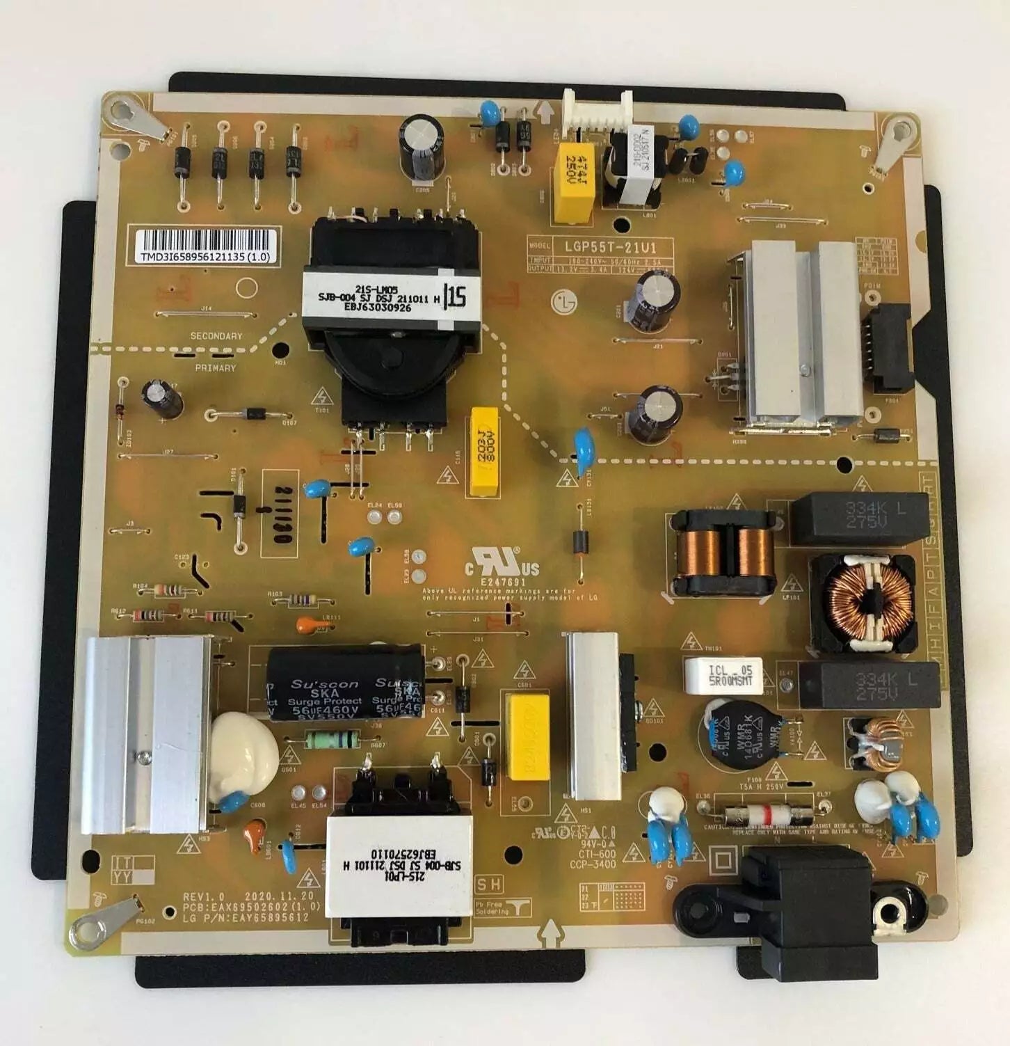 Power supply – EAX69502602(1.0) 2020.11.20 LG 55UP76703LB