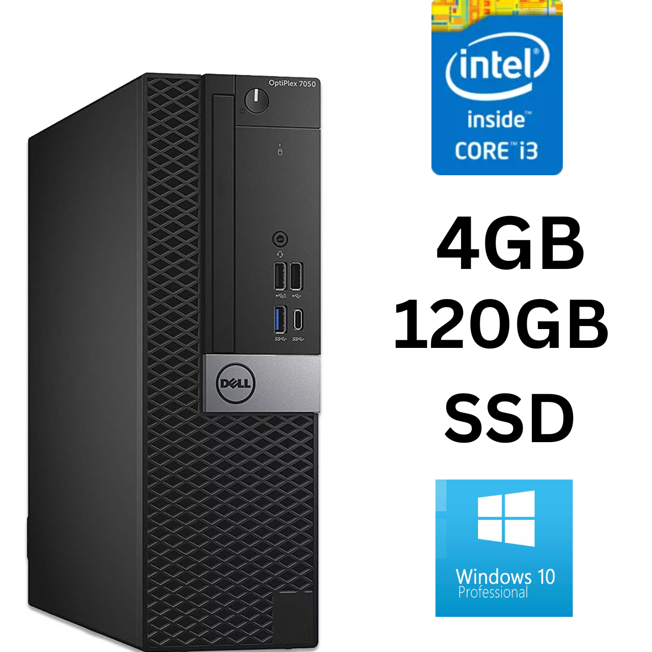 Dell OptiPlex 7050 SFF Model D11S /i3-6100/4GB/120GB/Win 10