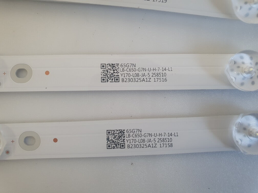Backlights CRH-BX65G7NL30300705A14REV1.4 CRH-BX65G7NR30300605A14REV1.4 CHiQ U65G7LX