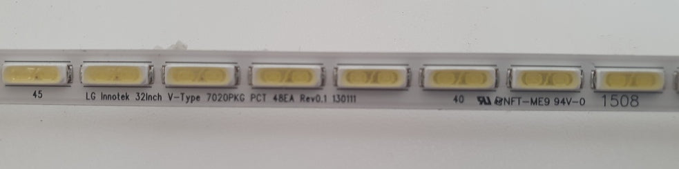 Backlight LG Innotek 32Inch V-Type 7020PKG PCT 48EA Rev0.1 130111 FINLUX 32FLMR274SV