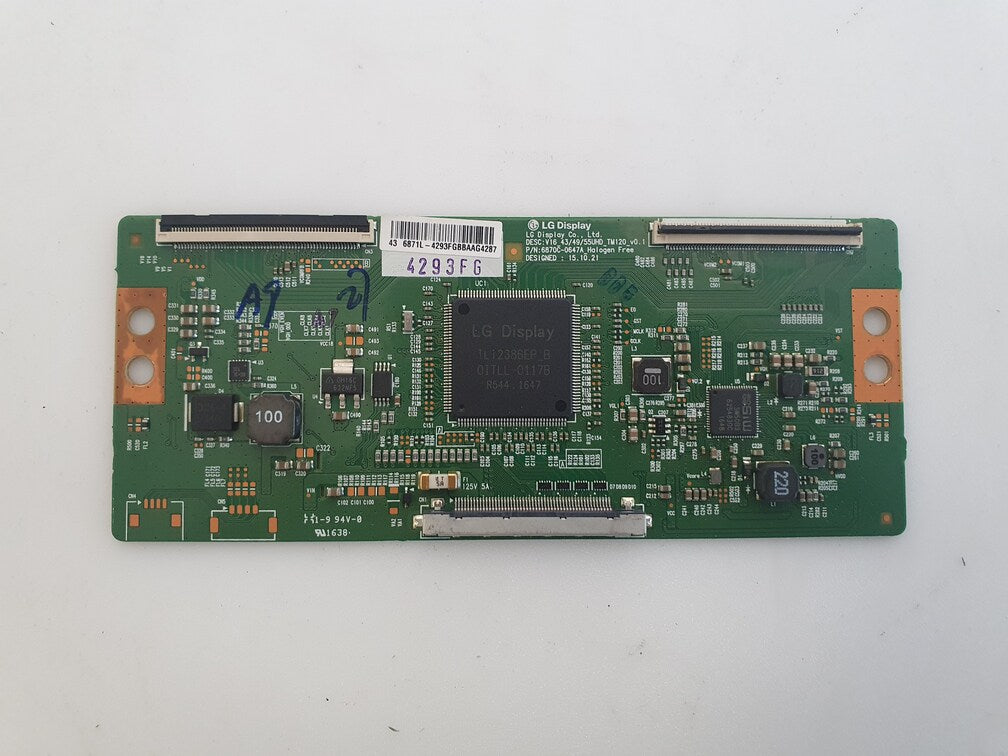 6870C-0647A t-con board LG 43UH610V