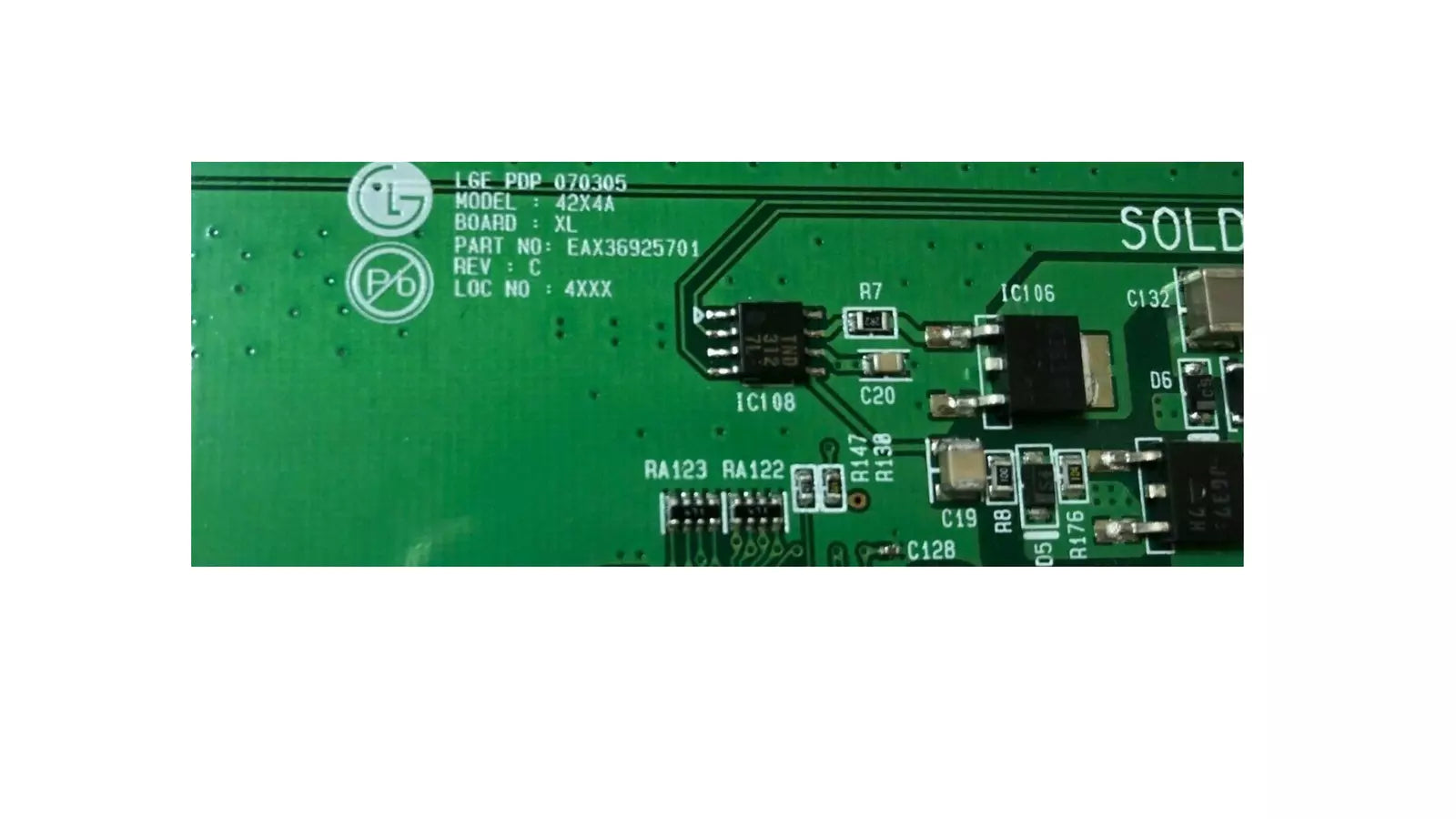 LG buffer board EAX36925701