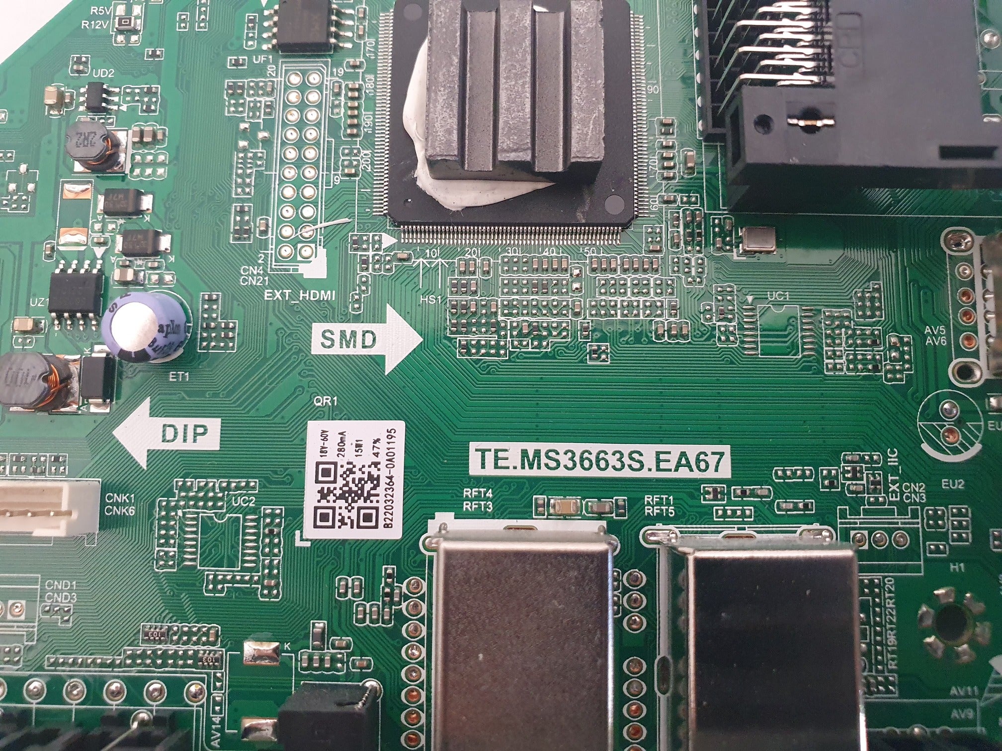 Mainboard TE.MS3663S.EA67 OK. ODL 24950HE-TB