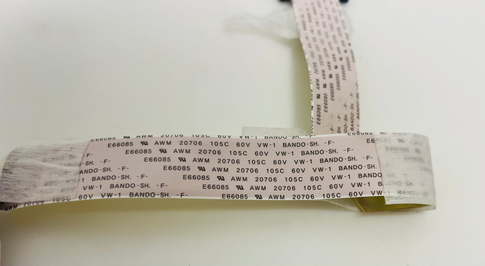 Philips 42PFL7606H/12 lvds flex cable (2.1 cm width) E66085 AWM 20706 105C 60V VW-1 BANDO-SH -F