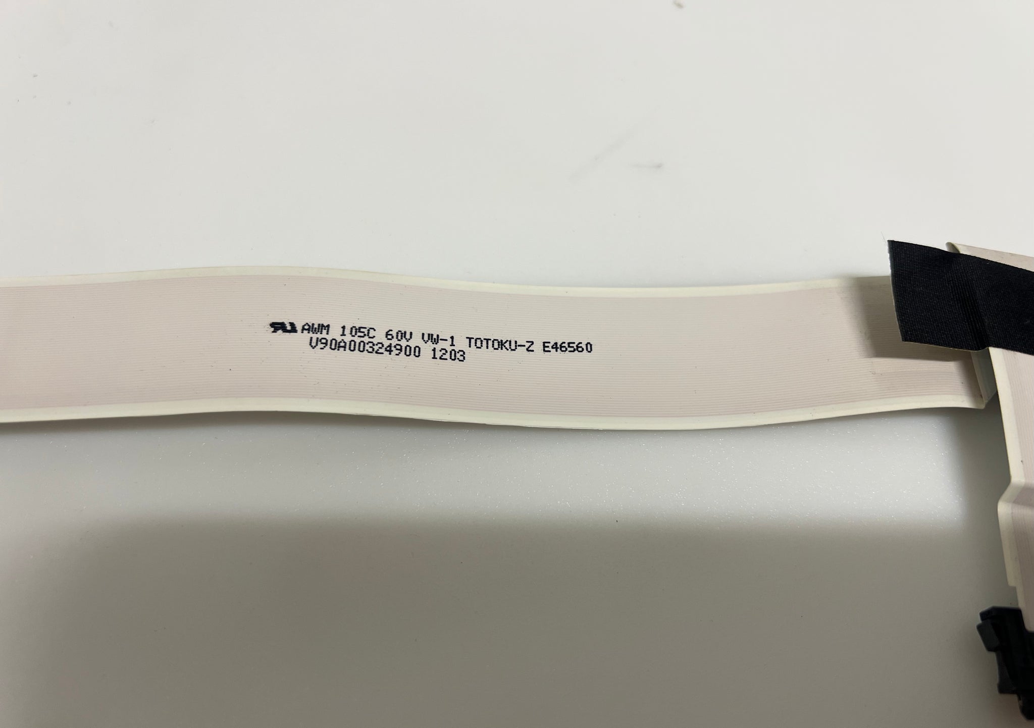 AWM 105C 60V VW-1 TOTOKU-Z E46560 lvds flex cable for Toshiba 46