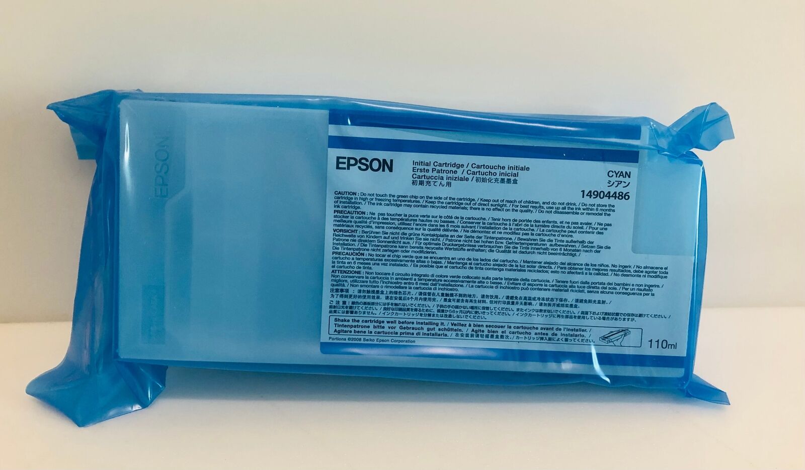 Epson 14904486 Original ink cartridge cyan 110ML - open box