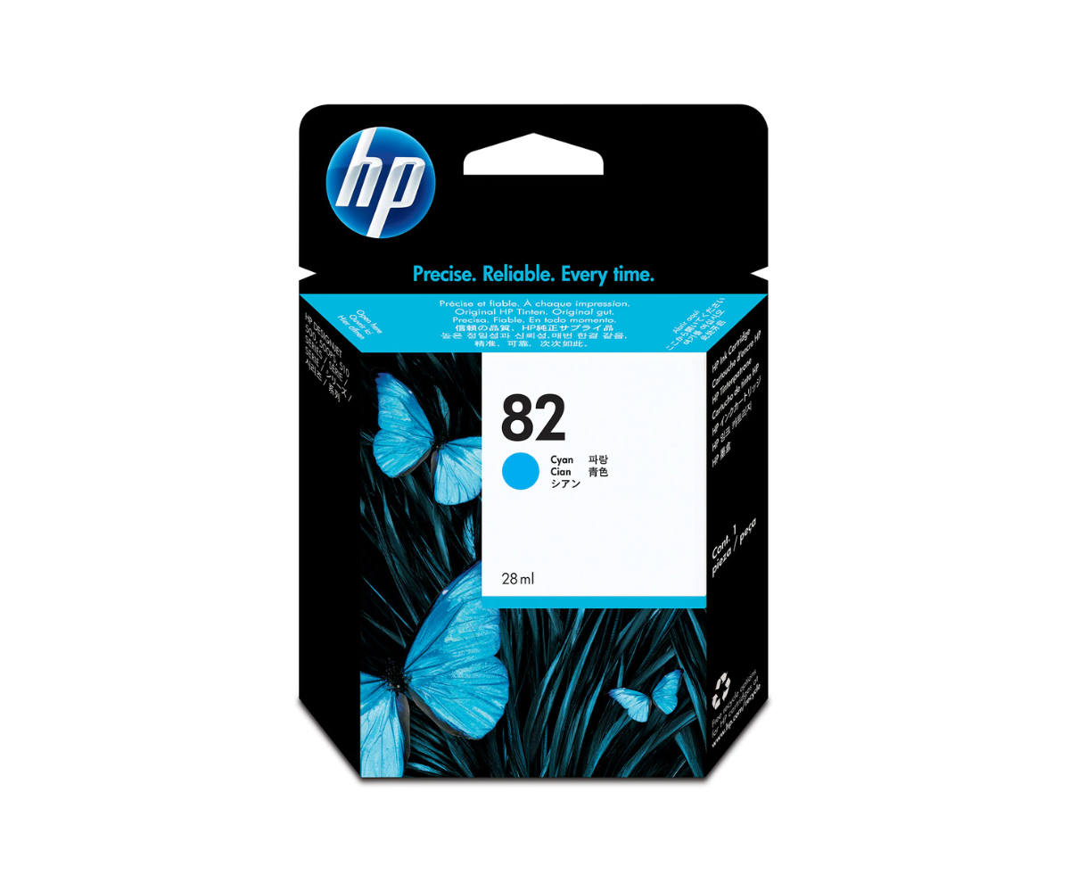 Original HP C4911A (82 cyan) DesignJet Ink Cartridge