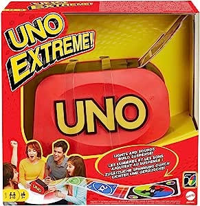 Ecost Customer Return Mattel Games GXY75 - UNO Extreme! Card Game with Random Launcher for 2 or more