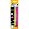 BIC pensils EVOLUTION FLUO ERASER BL4 EU, Set 4 pcs. 449046