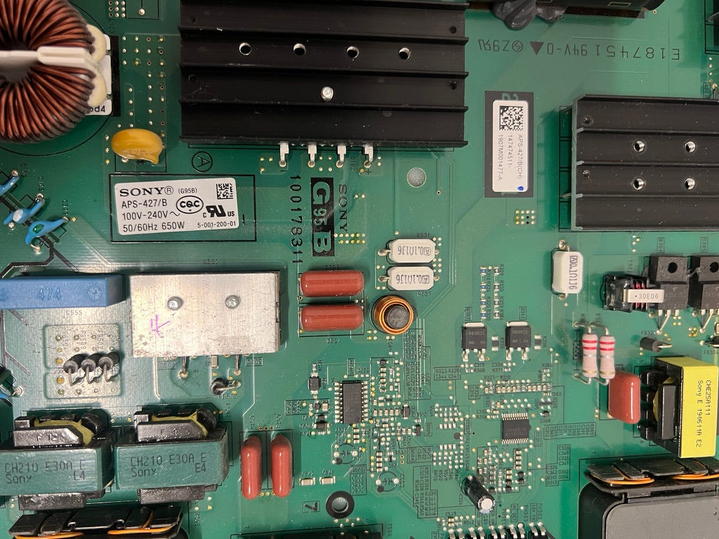 Sony KD-55AG9 Smart TV Power Supply Board - 1-001-783-11