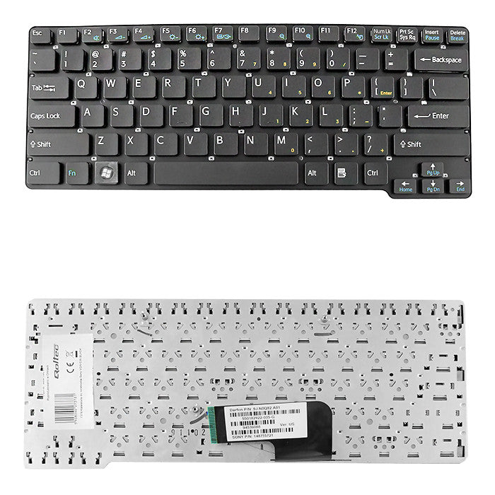 Qoltec Keyboard for Sony VGN-CW | Black