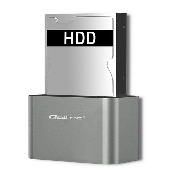 Qoltec Docking station HDD/SSD | 2.5"/3.5" SATA | USB 3.0