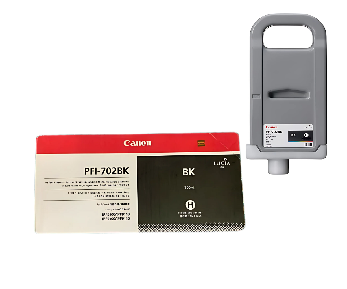 Original Canon PFI-702BK  Black Ink Cartridge (700ml)