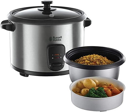 Ecost Customer Return, Russell Hobbs Cooking 10 cups, 700 W, 1.8 liters, spatula and meassel include