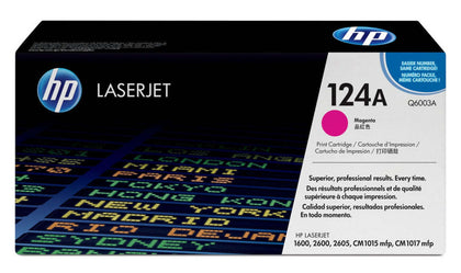 HP 124A Magenta Original Toner Cartridge - (Q6003A) - open box