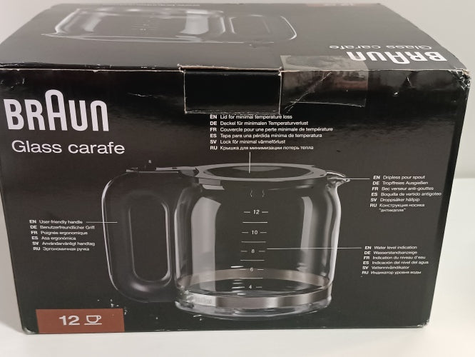 Ecost Customer Return, Braun BRSC005 carafe/jug/bottle Black