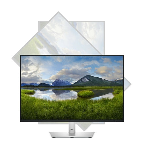 Dell P2425 Monitor 24'' IPS WUXGA 1920x1200, 8 ms, 300 cd/m2, 100 Hz, Black/Silver