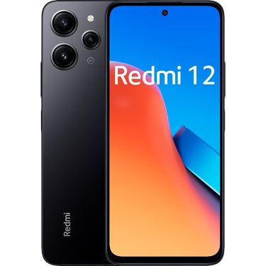 Xiaomi Redmi 12 Smartphone 6.79'' 4GB RAM 128GB ROM, Hybrid Dual SIM, 4G, Midnight Black