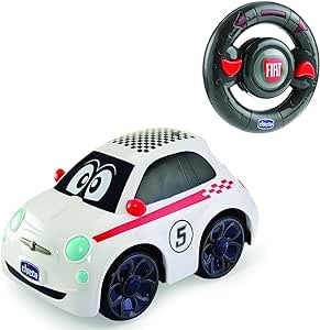 Ecost Customer Return Chicco Fiat 500 Sport remote -controlled car for children, radio -controlled c