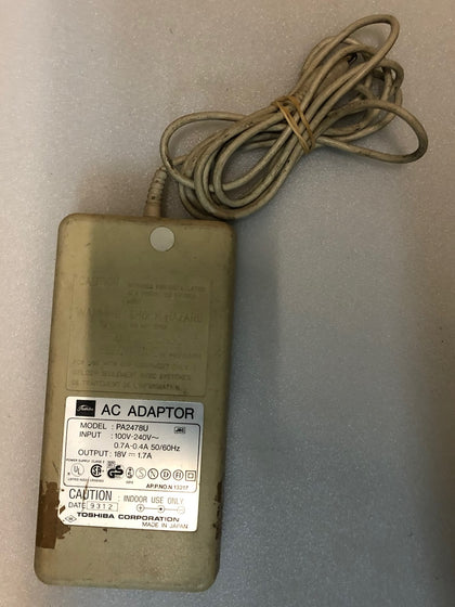 Toshiba PA2478U AC Adapter 