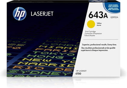 Original HP 643A Q5952A yellow toner HP 4700 - open box