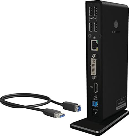 Ecost customer return Icybox IBDK2241AC Multi Docking Station for Notebook/PC