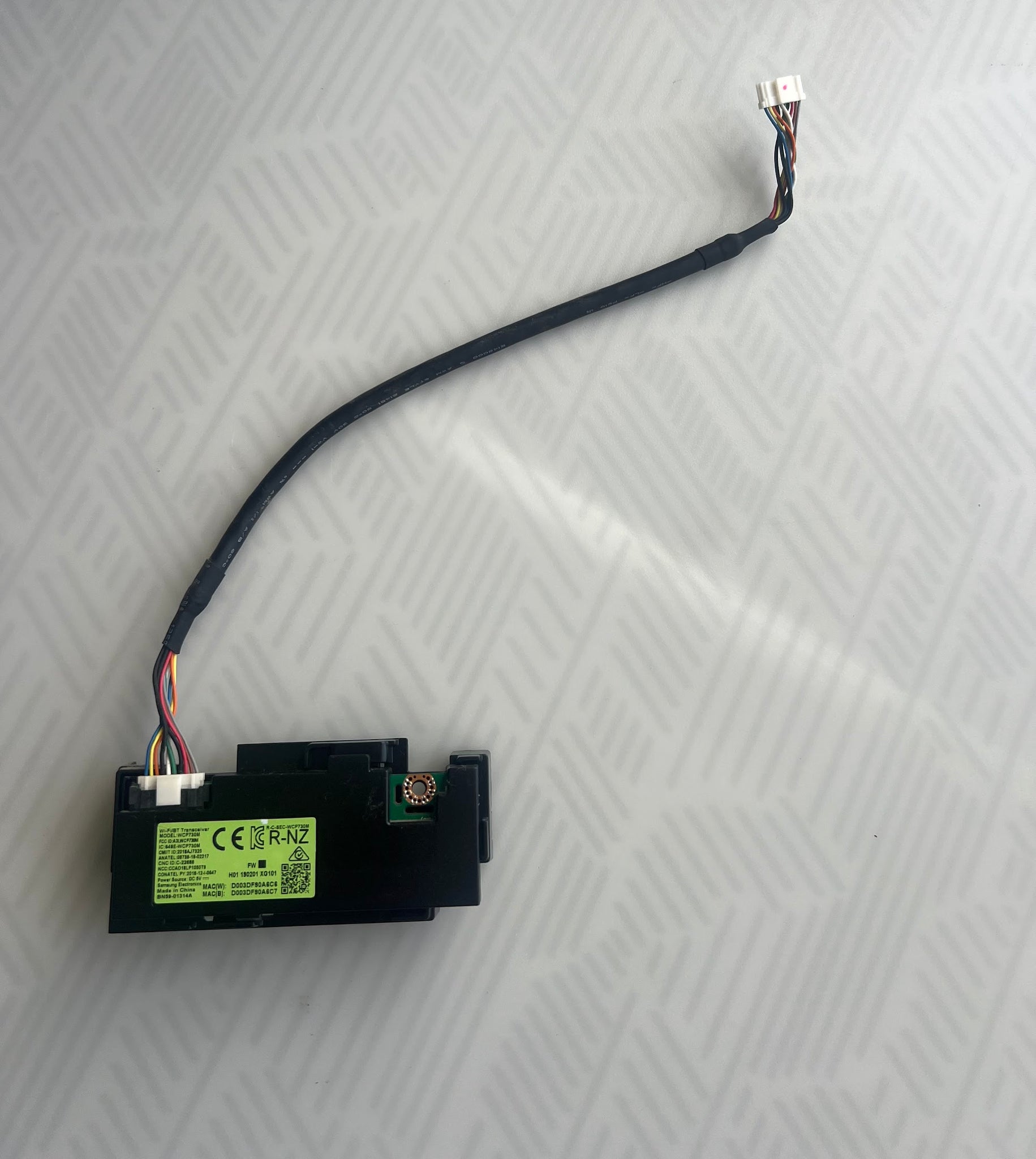 WCP730M BN59-01314A Wi-Fi/Bluetooth module with cable for Samsung QE55Q67RAT