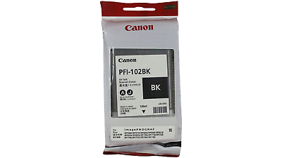 CANON PFI-102BK BLACK IPF500 IPF600 IPF700 CARTRIDGE