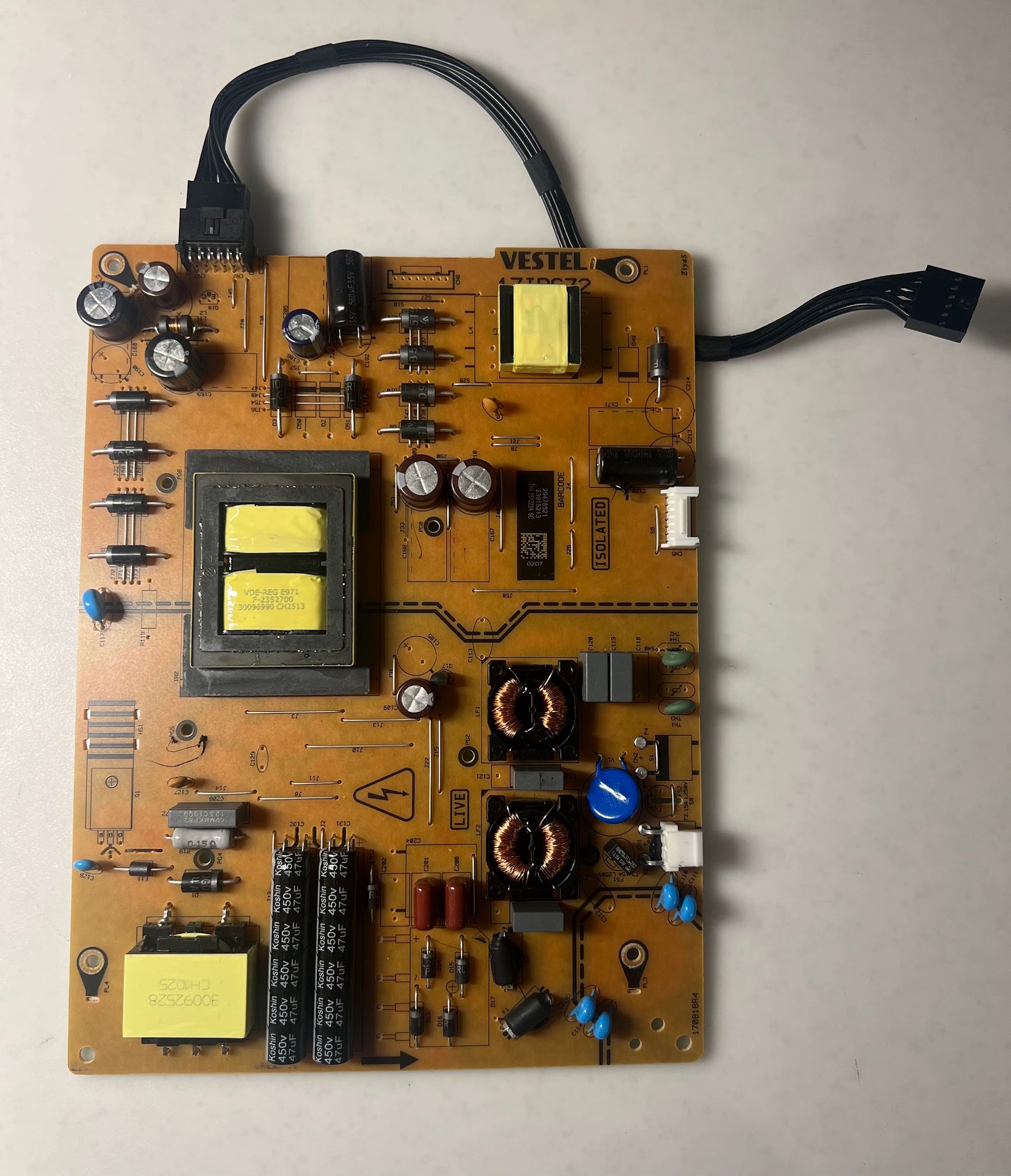 Vestel 17IPS72 power supply for Finlux 43-FQAJ-9561
