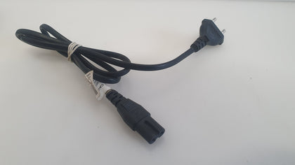 2-Pin Power Cord, 1 m Black