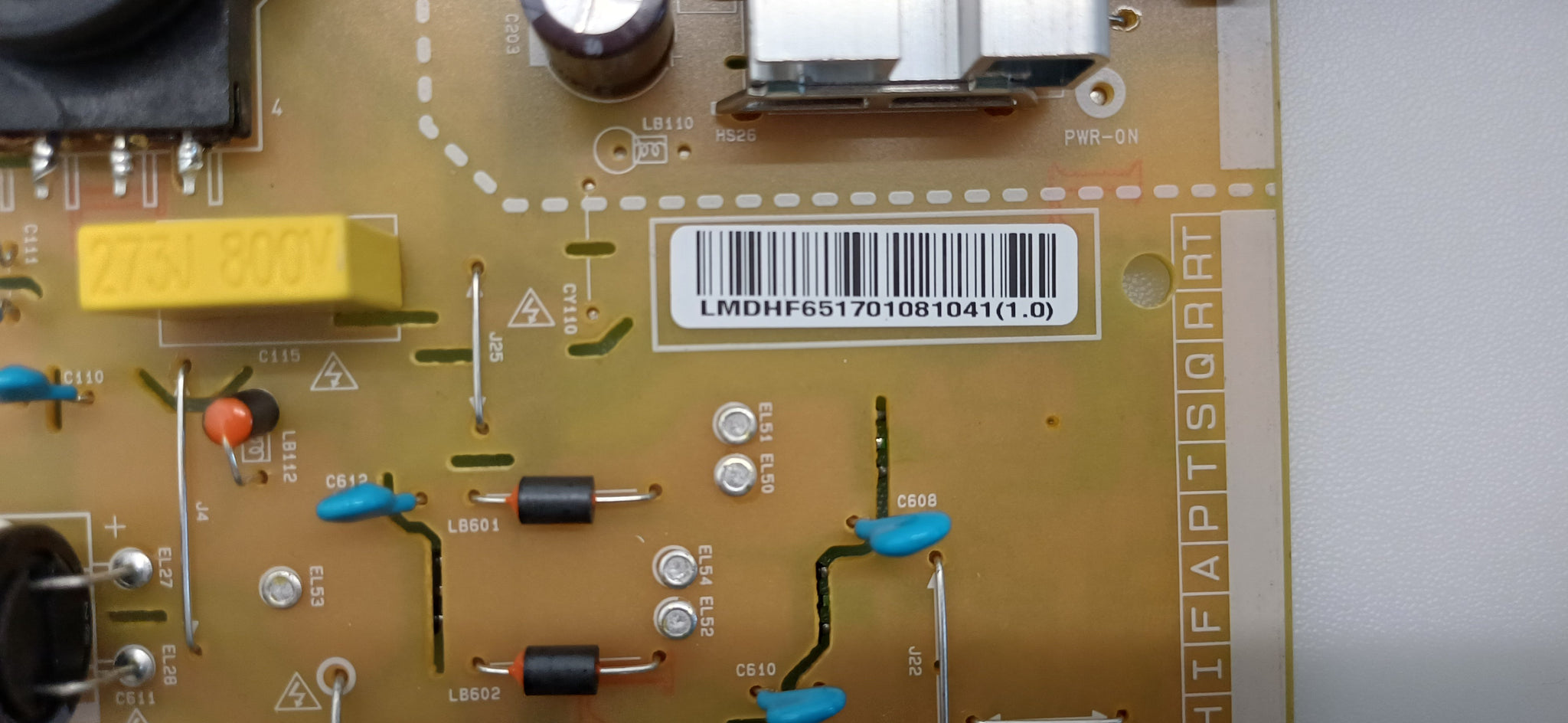 LG 43UP75003LF TV Power Supply - LGP43T-19U1 EAX68304102 (1.0)