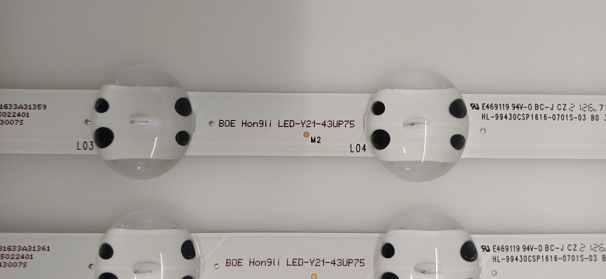 LG 43UP75003LF Smart TV LED Backlights - Y21-43UP75