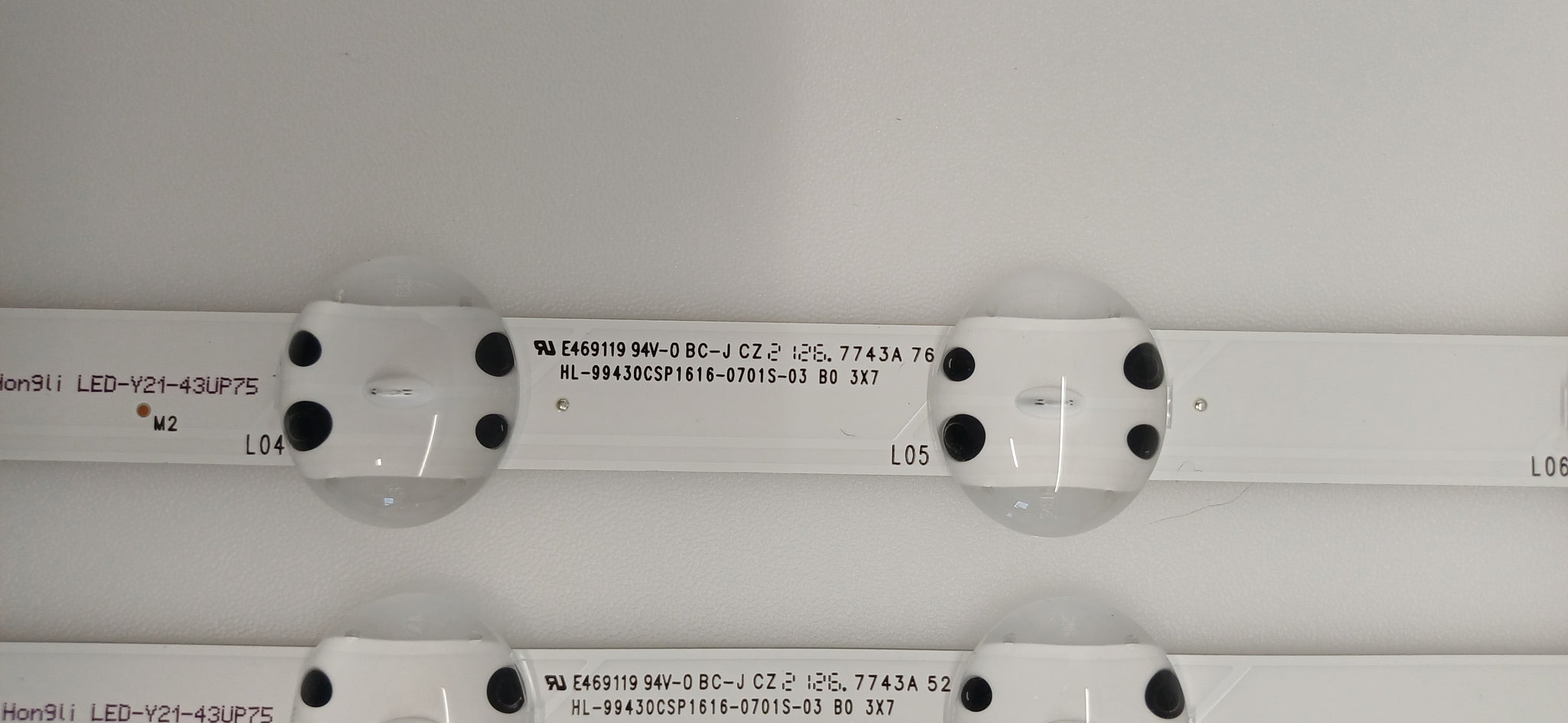LG 43UP75003LF Smart TV LED Backlights - Y21-43UP75
