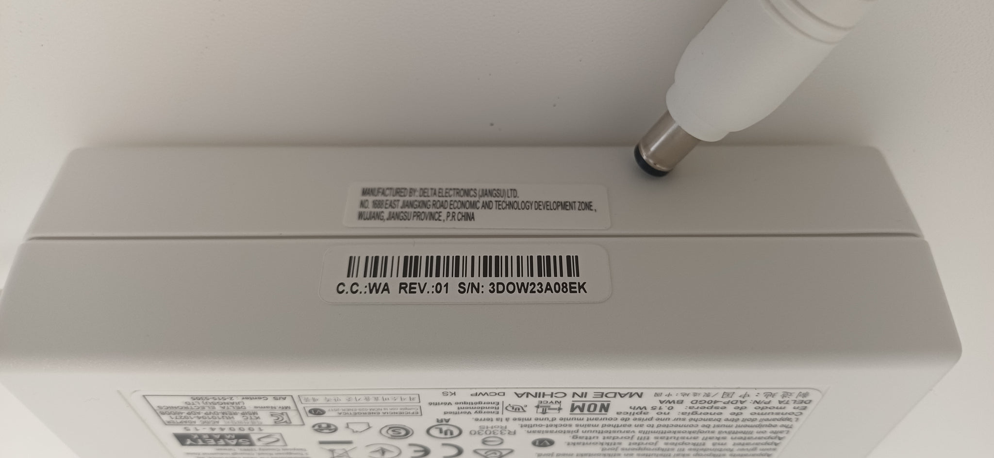 Power Supply Cord - ADP-40DDB 12VDC 3.33A 3DOW23A08EK from Philips 24PHS5537/12