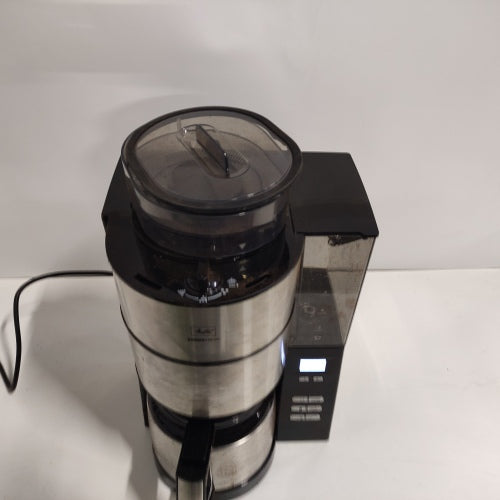 Ecost customer return Melitta 102101 filter coffee machine, stainless steel, black