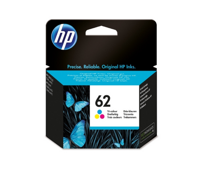 Original HP C2P06A 62 Tri-color Ink Cartridge