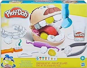 Ecost Customer Return Play-Doh Dentist Dr. Drill ‘n Fill Toy Set for Children Aged 3+