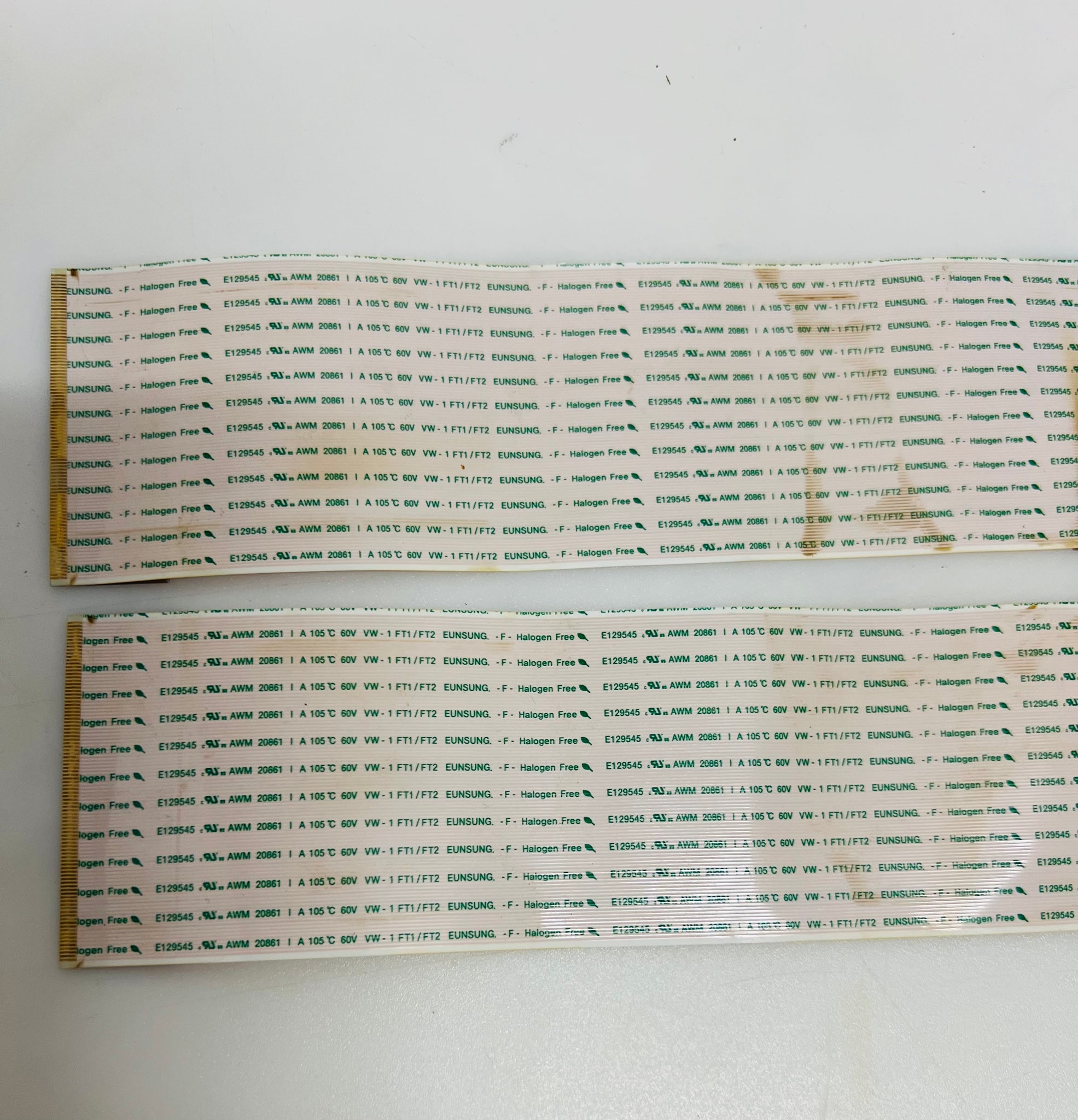 LG 60UH850V t-con lvds flex cables (5 cm width) EUNSUNG E129545 AWM 20861 105C 60V VW-1 FT1/FT2