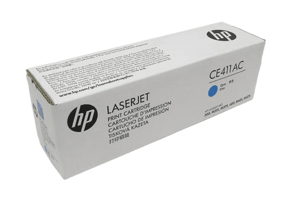 HP 305A Cyan Original Toner Cartridge (CE411AC) - open box