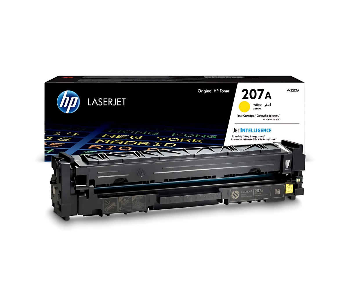 HP 207A Yellow Original LaserJet Toner Cartridge (W2212A)