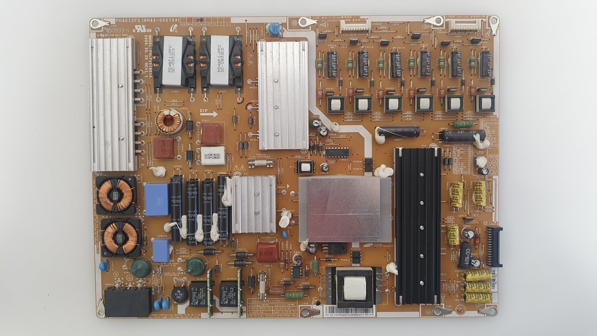 Samsung BN44-00270A PD4612F2 PSLF251B01A power supply (defective - for spare parts)