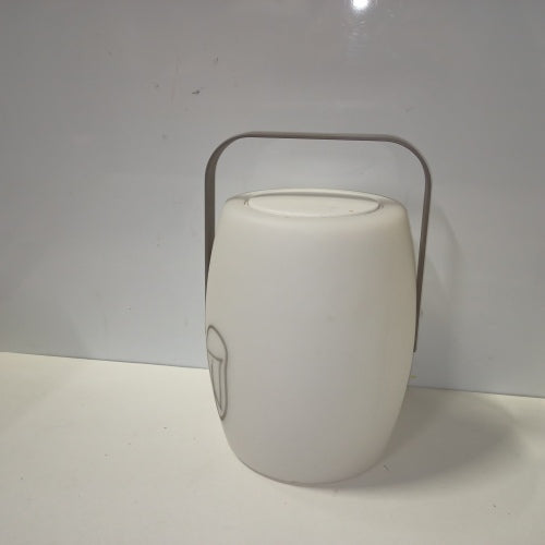 Ecost customer return Wireless Bluetooth speaker lamp with aluminum handle, white/multicolor LED