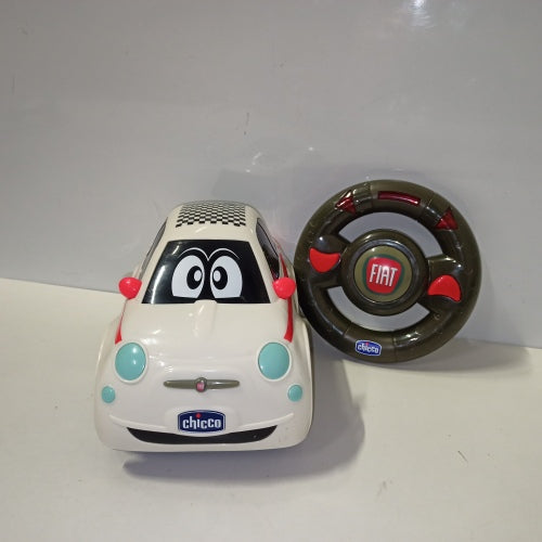 Ecost Customer Return Chicco Fiat 500 Sport remote -controlled car for children, radio -controlled c