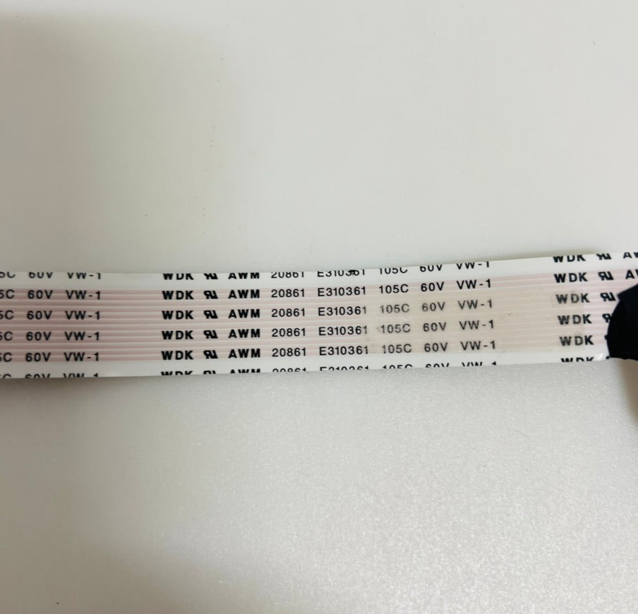 Philips 55MLED810/12 - WDK AWM 20861 E310361 105C 60V VW-1 lvds flex cable (12 PIN)