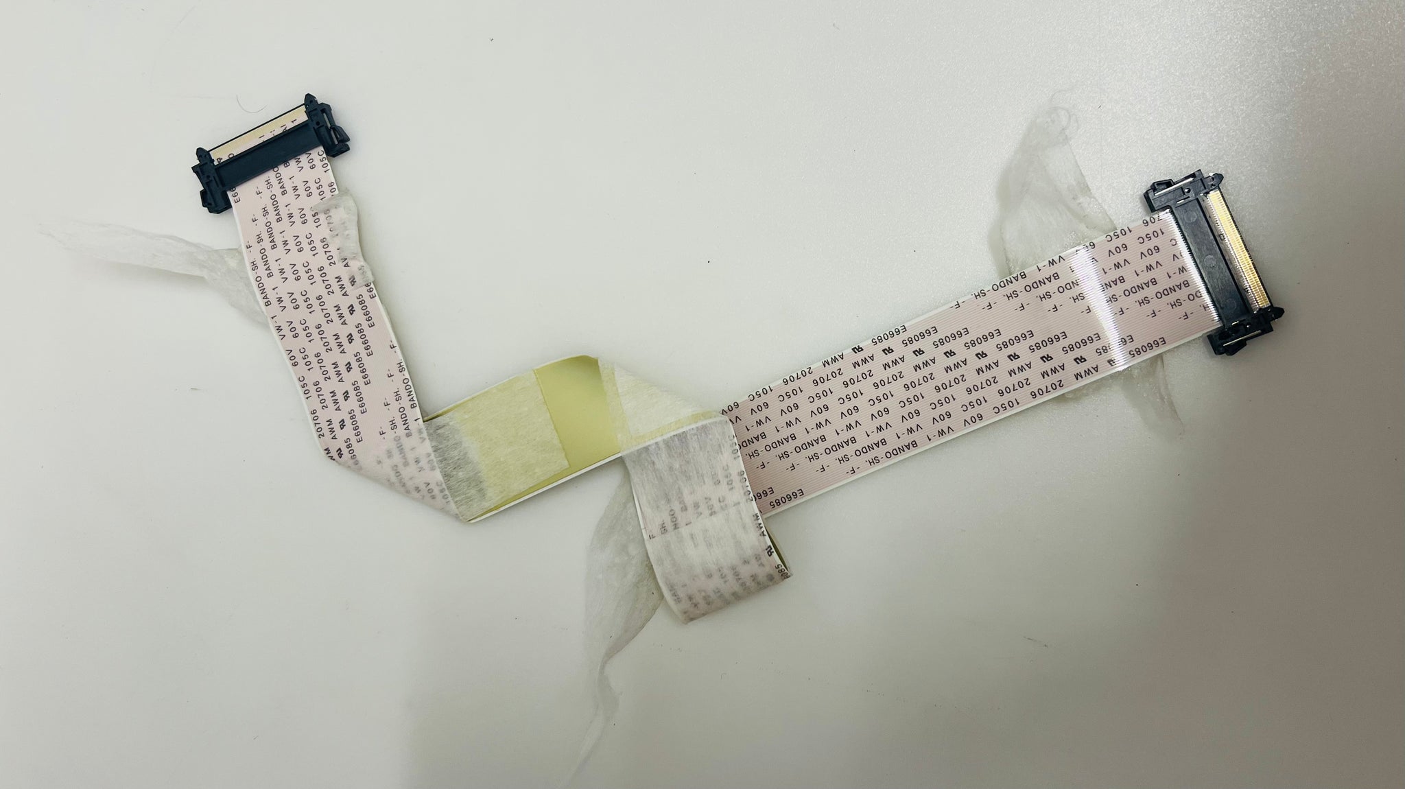 Philips 42PFL7606H/12 lvds flex cable (2.6 cm width) E66085 AWM 20706 105C 60V VW-1 BANDO-SH - F