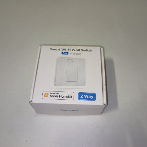 Ecost customer return Meross HomeKit Smart Light Switch, 2Way WiFi Wall Switch, Requires Neutral Wir