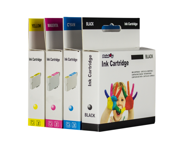 Compatible Print4U HP 935XL (C2P26AE) Ink Cartridge, Yellow