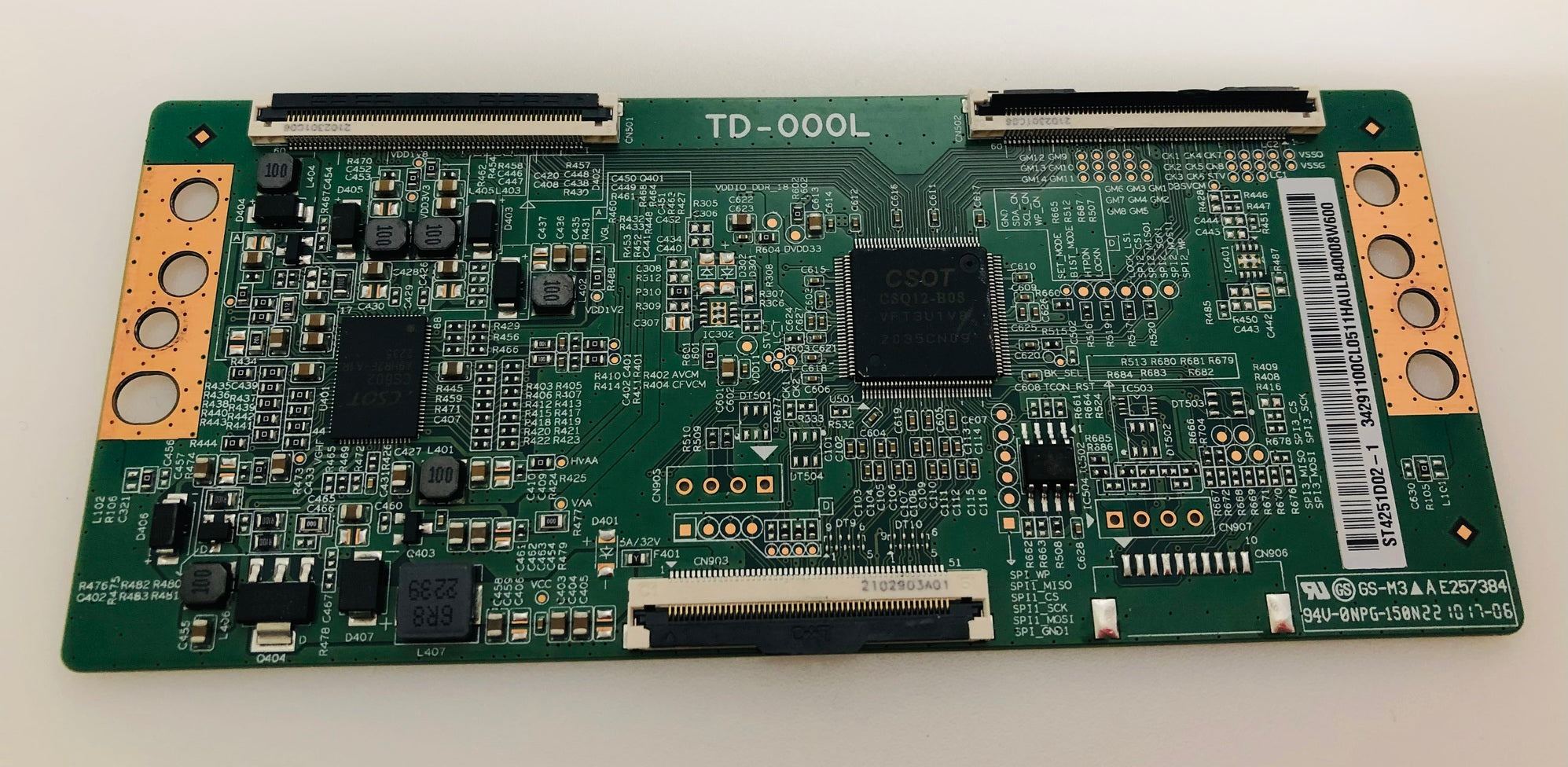 TD-000L ST4251D02-1 T-CON BOARD - PHILIPS 43PUS7657/12