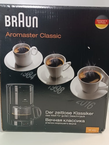 Ecost Customer Return, Braun KF 47/1 BK Manual Drip coffee maker