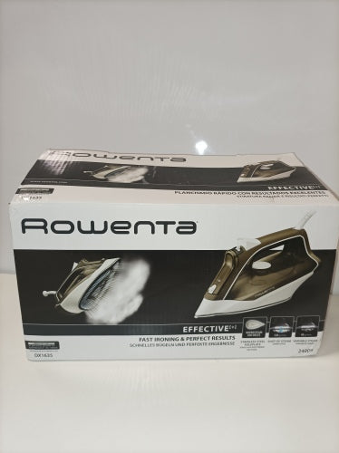 Ecost Customer Return, Rowenta Effective + DX1635 Steam iron Stainless Steel soleplate 2400 W Brown